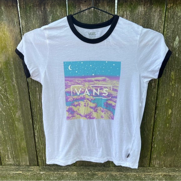Vans T-Shirt Moon, Clouds and Stars - Picture 1 of 5